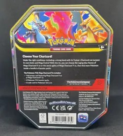 Pokemon TCG Mega Charizard ex Tin X - BRAND NEW - Sealed - 4 Booster Packs - Image 2