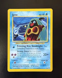 Jynx 31/64 Neo Revelation Regular Uncommon Pokemon TCG - Image 1