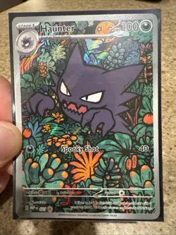 Haunter 027 Black Star Promo Illustration Rare NM - Pokemon Mega Battle Deck - Image 1