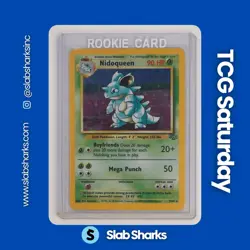 1999 POKEMON JUNGLE #7/64 NIDOQUEEN HOLO - Image 1