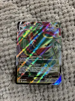 Pokemon Rayquaza VMAX 101/159 Crown Zenith Full Art Rapid Strike Holo 320 HP - Image 1