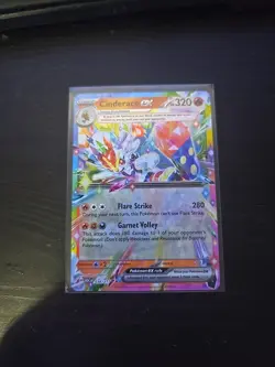 Cinderace ex 038/217 - Pokemon TCG Ascended Heroes Double Rare - NM - Image 1