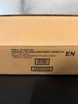 Pokemon TGC Pokeball Tins Factory Sealed Set of 6 2024 - NEW - Image 1