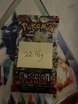 VERY HEAVY! 22.16 Gram Obsidian Flames Pokemon TCG Factory Sealed Booster Pack! - Image 2