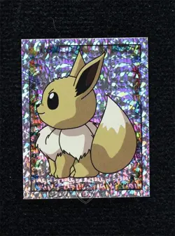 Eevee Merlin Pokemon Album Stickers Silver Prism #S21 1999 - Image 1