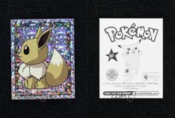 Eevee Merlin Pokemon Album Stickers Silver Prism #S21 1999 - Image 3
