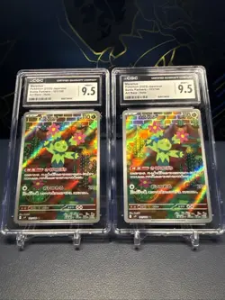 2x Maractus Pokemon 101/100 Battle Partners Art Rare Holo Sequential CGC 9.5 ✨ - Image 1