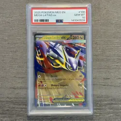 2025 Pokemon Mega Evolutions Mega Latias ex PSA 10 - Image 1