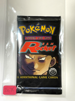 Pokemon TCG Team Rocket Booster Pack GIOVANNI ART - 1st EDITION - Image 4