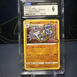 Machamp Pokemon(2022) Black Star Promos - SWSH243 Prerelease CGC 9 - Image 1