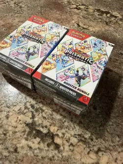 Pokemon TCG Prismatic Evolutions Booster Bundle Lot of 2 - NEW/FACTORY SEALED - Image 2