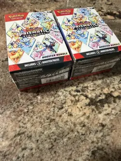 Pokemon TCG Prismatic Evolutions Booster Bundle Lot of 2 - NEW/FACTORY SEALED - Image 3