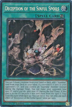 Yugioh TCG - Deception of the Sinful Spoils - Prismatic Secret Rare - NM/M - Image 1