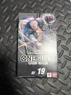One Piece TCG Black Smoker Starter Deck (ST-19) Brand New Sealed With PRB01 Pack - Image 1