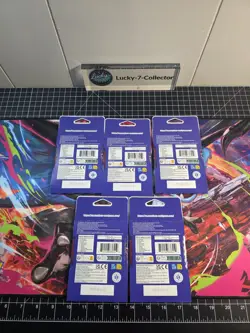 5x One Piece OP14 - THE AZURE SEA’S SEVEN - Sleeved Blister Booster Packs Lot!! - Image 4