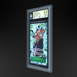 2024 ONE PIECE WINGS OF THE CAPTAIN RORONOA ZORO SECRET RARE MANGA ART BGS 9.5 - Image 2