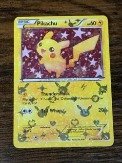 Pokemon Pikachu TCG RC7/RC25 Legendary Treasures Holo Card - LP - Image 1