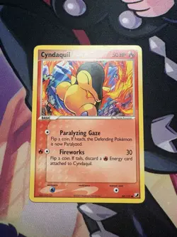 Cyndaquil 54/115 2005 EX Unseen Forces Pokemon Card Common - Image 1