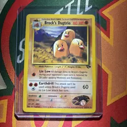 Brock's Dugtrio 22/132 Gym Challenge Rare Pokemon Card - Image 1
