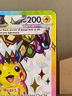 Pikachu ex 219/191 Surging Sparks Full Art Ultra Rare Pokemon Card NM Just Pull - Image 4