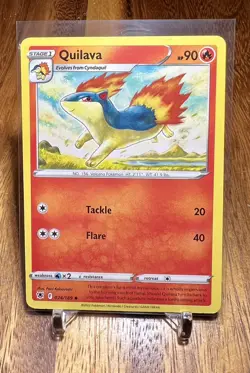 Quilava 024/189 Non Holo Astral Radiance Pokemon Card NM - Image 1