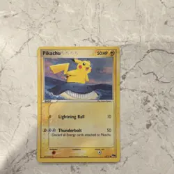 Pokemon Pikachu Holo Lightning Basic Card 2007 Nintendo 12/17 English Standard - Image 3