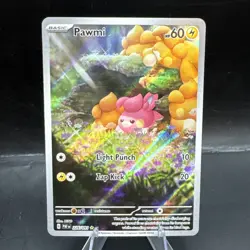 Pawmi 226/091 SV Paldean Fates Full Art Ultra Rare Holo Pokemon Card NM - Image 1