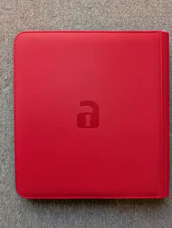 New Vaultx Premium Exo-Tec 12 Pocket Side Load Zip Binder Holds 624 Std Cards - Image 2