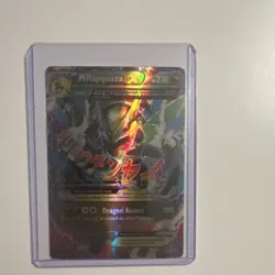 Pokemon M Rayquaza EX Ultra Rare Holo Card Roaring Skies 61/108 HP230 - Image 1