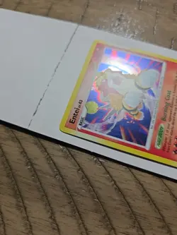 Pokemon Entei Card TCG 4/132 Secret Wonders Cracked Ice Holo Rare LP Condition - Image 4