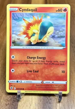 Cyndaquil 023/189 Non Holo SWSH Astral Radiance Pokemon Card NM - Image 1