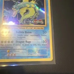 Pokemon Gyarados Evolutions Holo Rare 34/108 130 HP Trading Card - Image 5