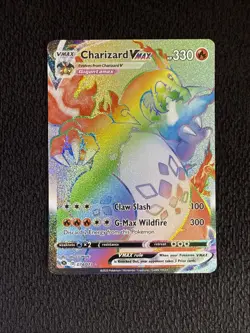 Charizard VMAX Rainbow Rare 074/073 – Champion’s Path – Pokemon Card NM - Image 1