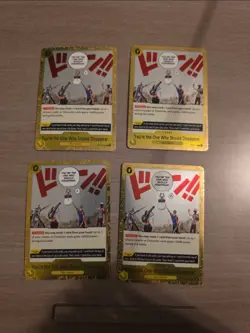 Bandai One Piece Card Game You're the One Who Should Disappear. OP03-105 Foil x4 - Image 1