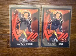DON!! Card (Nico Robin) One Piece EB03 Heroines Edition X 2 - Image 1