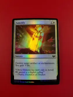 1x Sanctify | FOIL | Innistrad Crimson Vow | MTG Magic Cards - Image 3