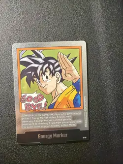 Energy Marker E-83 Silver Manga Booster 02 Dragon Ball Fusion Tcg Card English - Image 1