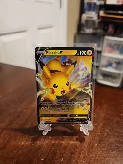 Pokemon Pikachu V Holo Full Art Card #43/185 NM - Image 1
