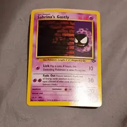 Pokemon Vintage Card Lot 8 Cards Gym Challenge Sabrina's Abra Gastly Mankey - Image 3