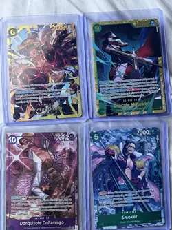 One Piece English Cards (Luffy SeC, Mihawk SEC, And 2 Alt Art.) - Image 1