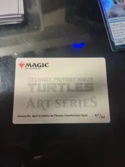 Donatello, Rad Scientist Art Card (Gold-Stamped Signature) TMNT 47/54 - Image 2