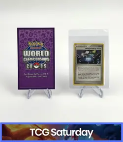 2005 POKEMON TCG WORLD CHAMPIONSHIPS CARD & LETTER #028 CHAMPIONSHIP ARENA - Image 1