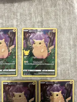 Pokemon Pikachu TCG Celebrations Card 005/025 5 Card Lot - Image 3
