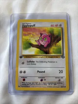 Pokemon TCG Jungle Jigglypuff Card 54/64 1st Edition - Non-holo - Image 1