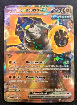 Iron Boulder EX 147 Black Star Promo Pokemon TCG Card Near Mint Condition - Image 1