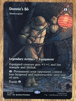 MTG Teenage Mutant Ninja Turtles Source Material Cards, Donnie's Bo (Shadowspear - Image 1