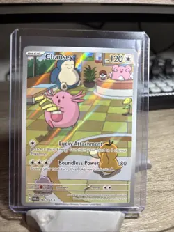 Pokemon Chansey TCG Twilight Masquerade Illustration Rare Holo Card 187/167 - Image 1