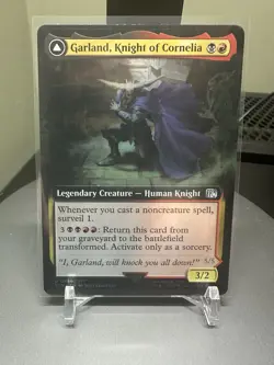 MTG Foil Garland, Knight of Cornelia Borderless Extended Final Fantasy 0486 - Image 1