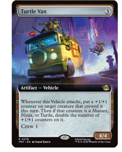 Turtle Van - Extended Art Teenage Mutant Ninja Turtles MTG - Image 1