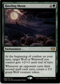 Howling Moon R Innistrad: Crimson Vow 204 NM MTG x1 - Image 1